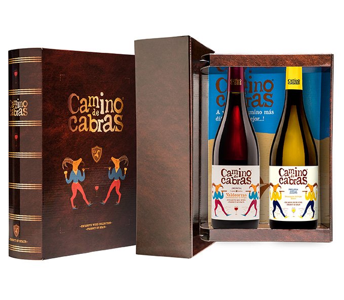 Estuche Gourmet D.O. Ribeiro + Mencía D.O. Valdeorras - 2 Botellas