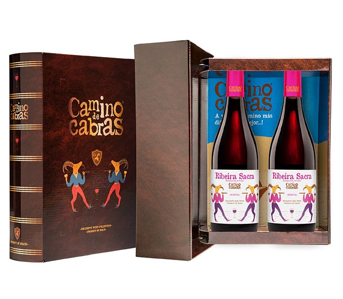Estuche Gourmet Mencía D.O Ribeira Sacra - 2 Botellas