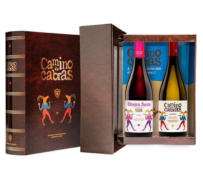 Estuche Gourmet Mencía D.O. Ribeira Sacra + Albariño D.O. Rías Baixas - 2 Botellas