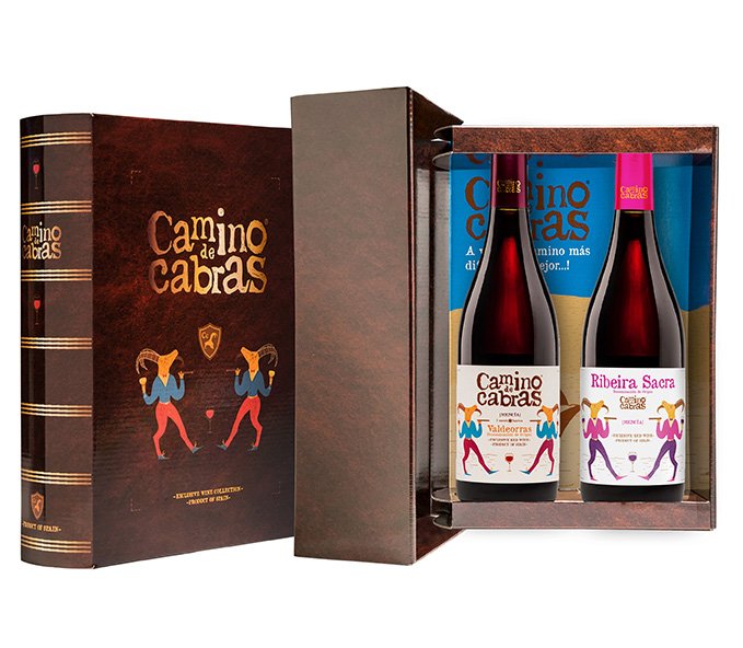 Estuche Gourmet Mencía D.O. Valdeorras + Mencía D.O. Ribeira Sacra - 2 Botellas